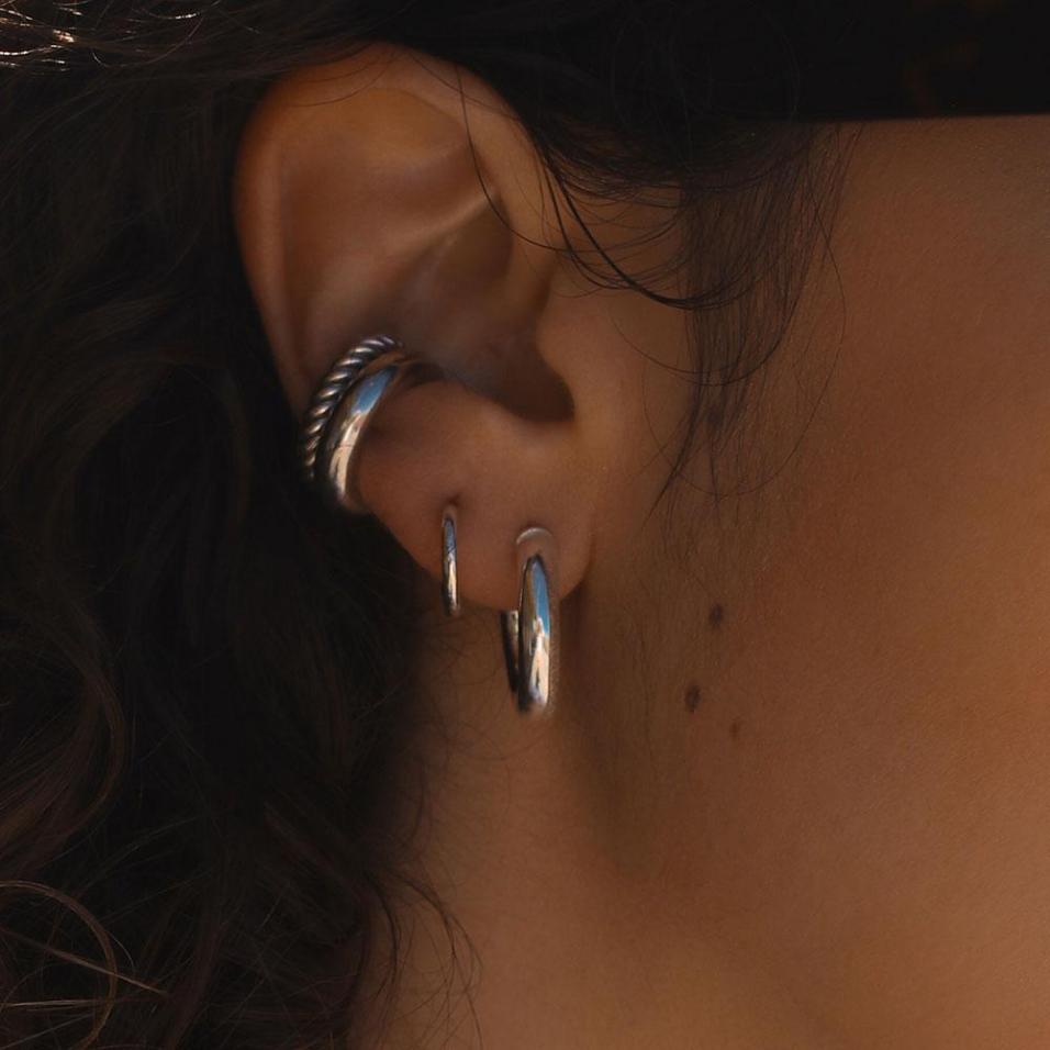 Jane Silver Earcuff | MJ.JAN.040.ER30