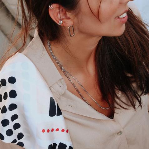 Jane Silver Earcuff | MJ.JAN.025.ER32
