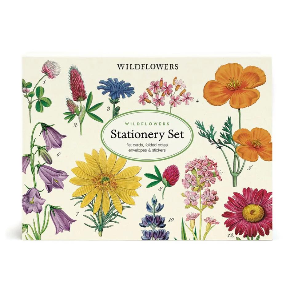 Set papelaria Cavallini Wildflowers