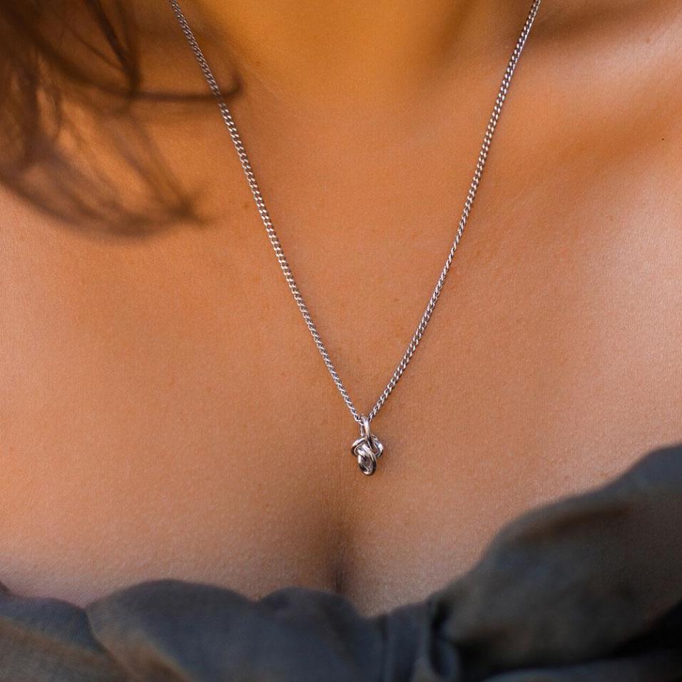 Ella Silver Necklace | MJ.ELL.036.PD00 + MJ.JAN.022.NK60
