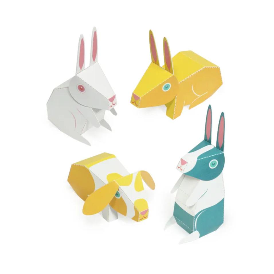 Rabbits Paper Toys