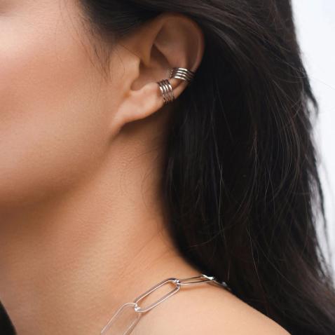 Jane Silver Earcuff | MJ.JAN.026.ER32