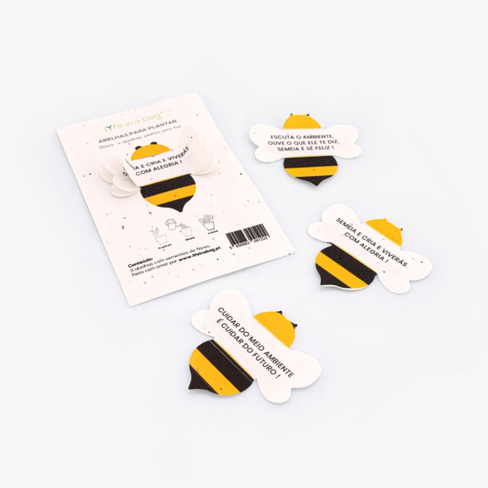 Abelhas para Plantar - Conjunto de 3