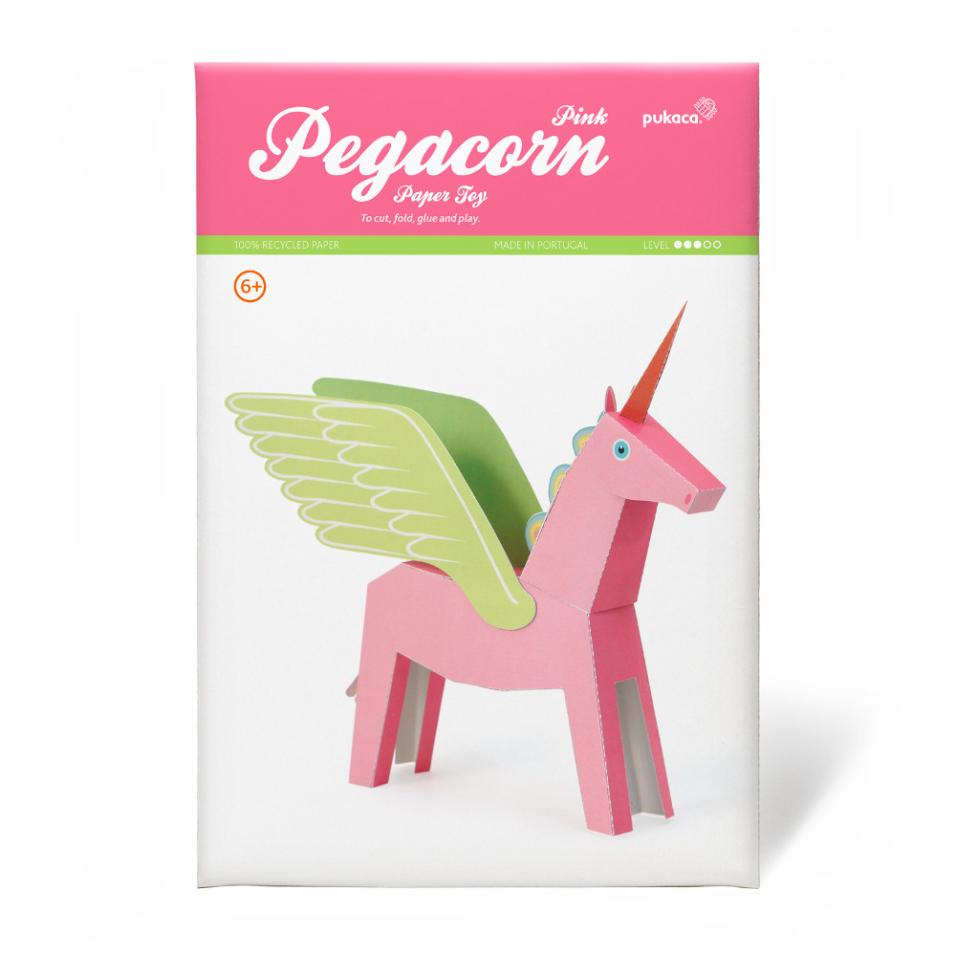 Paper Toys | Pegacorn White & Pink