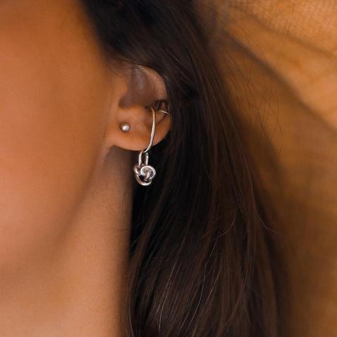 Ella Silver Earcuff | MJ.ELL.037.ER30