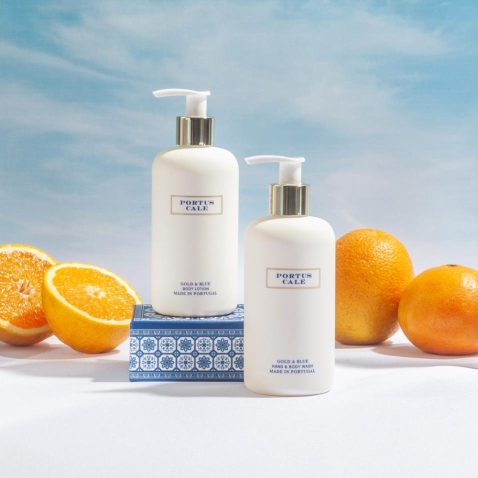 Gel para Mãos e Corpo Portus Cale | Gold & Blue