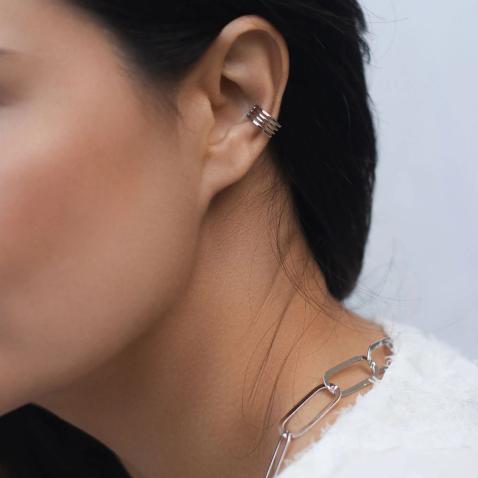 Jane Silver Earcuff | MJ.JAN.026.ER32