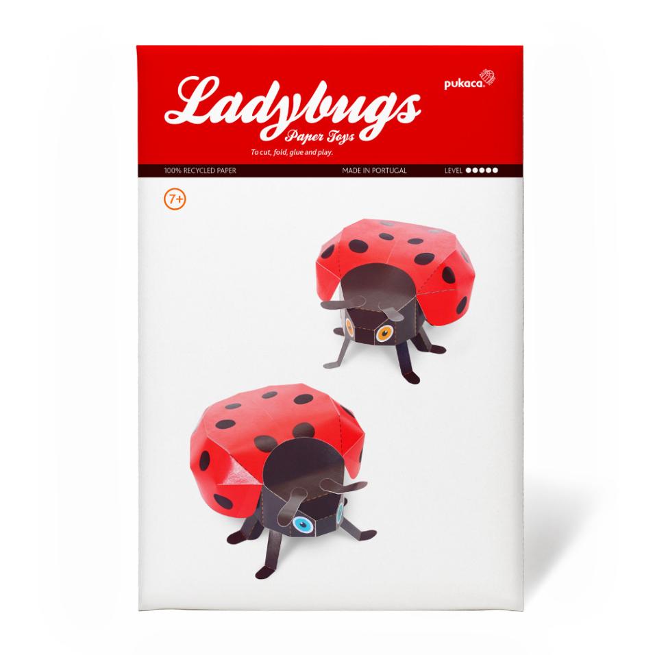 Movable Paper Toys | Ladybugs