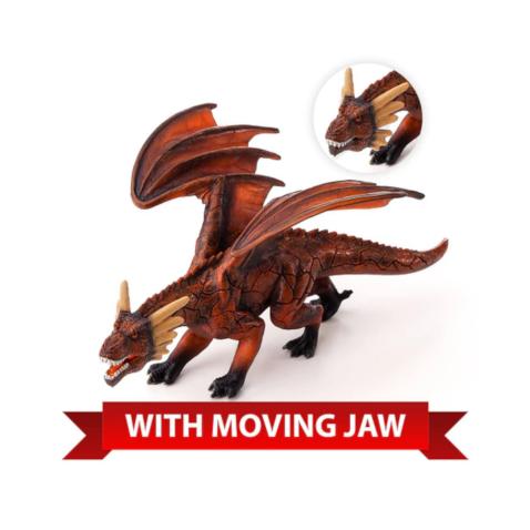 Dragão de Fogo com mandibula articulável