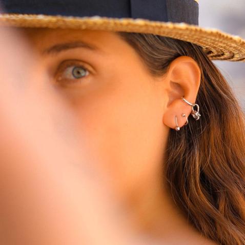 Ella Silver Earcuff | MJ.ELL.037.ER30