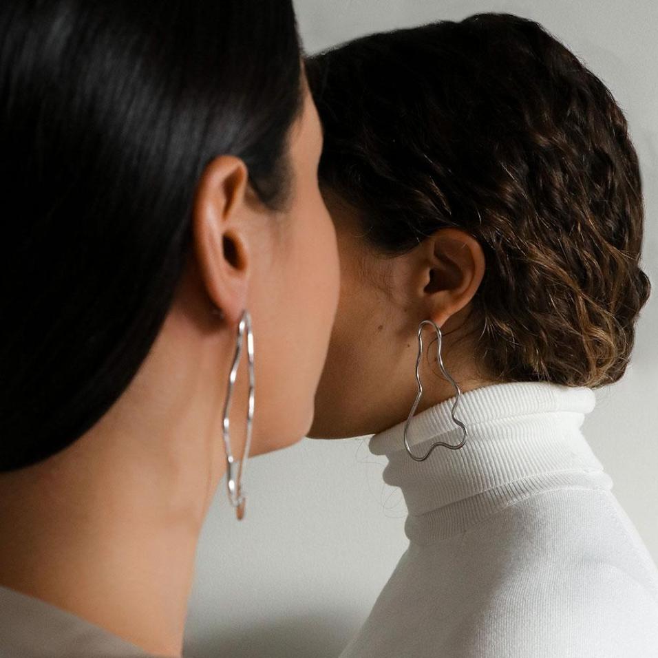 Ella Silver Earrings | MJ.ELL.019.ER30 (Right)
