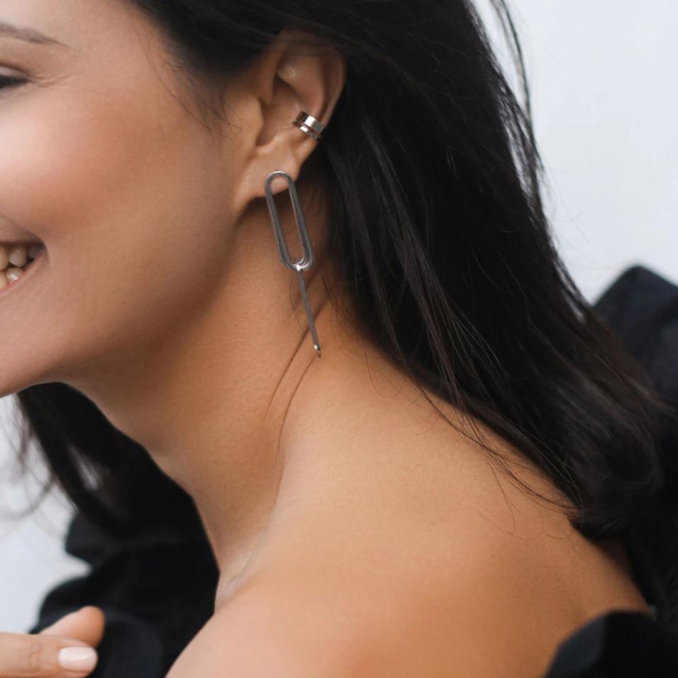 Jane Silver Earcuff | MJ.JAN.025.ER32