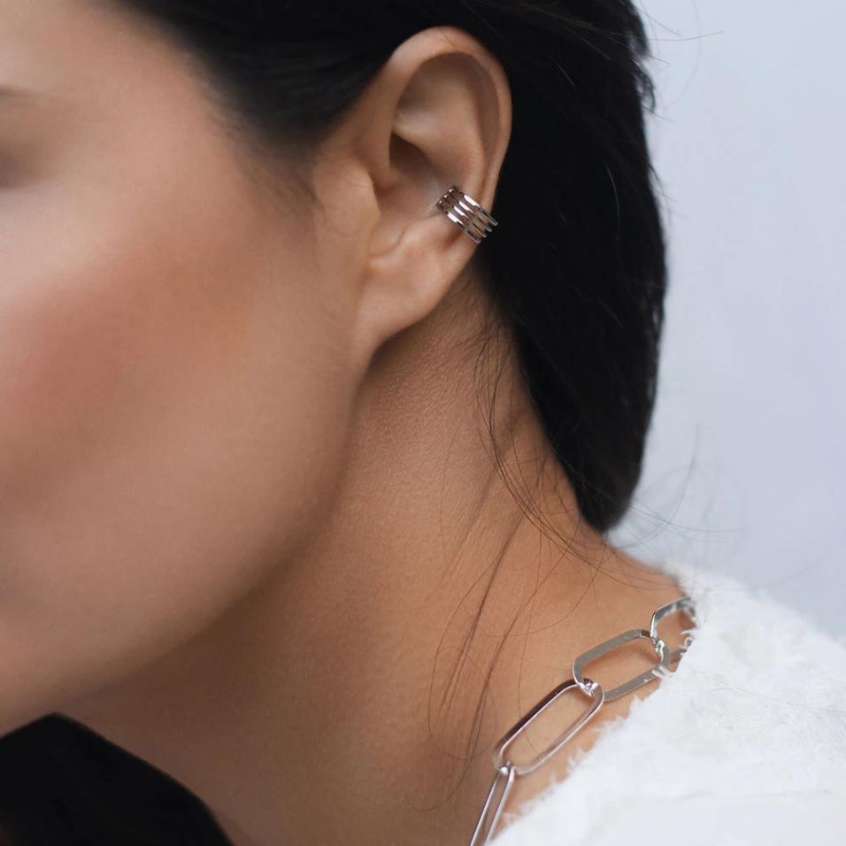 Jane Silver Earcuff | MJ.JAN.026.ER32