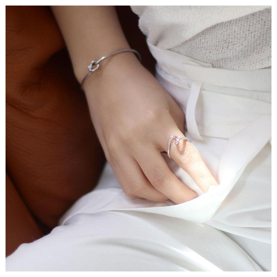 Ella Silver Ring single | MJ.ELL.010.RG14