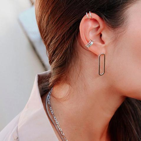 Jane Silver Earcuff | MJ.JAN.025.ER32