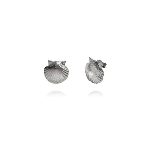 Olivia Silver Earrings Scallop | MJ.OLI.056.ER31
