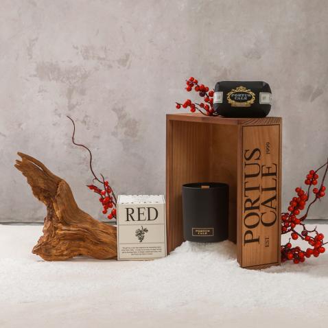 Coffret Sabonete e Vela | Ruby Red