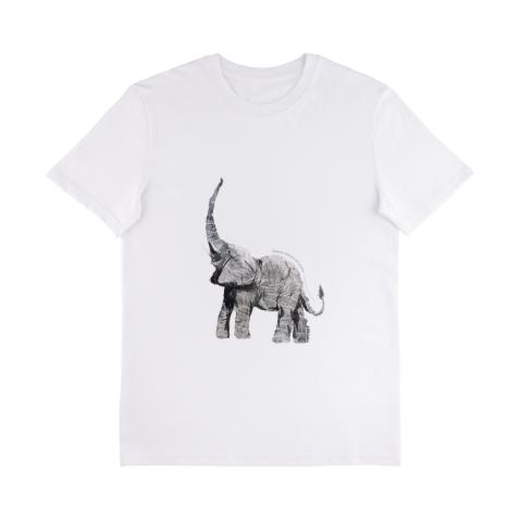 T-shirt organica Criança | Elefante-africano-da-sa