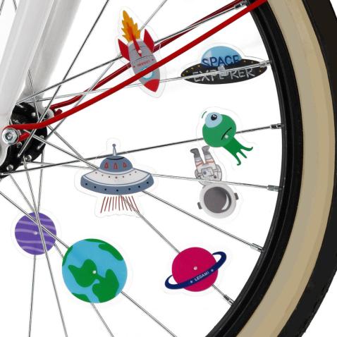 Conj. 30 decorações para bicicleta | Espaço