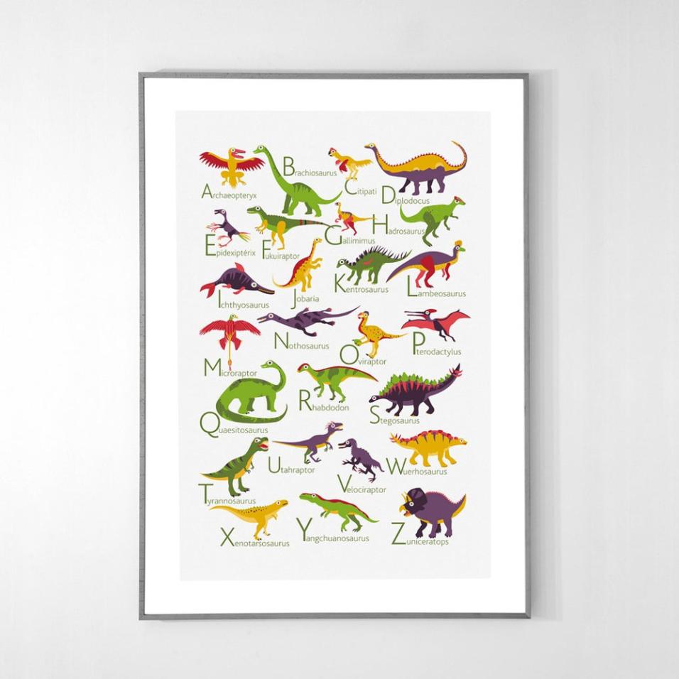 Alphabet Poster | Dinosaurs (PT)