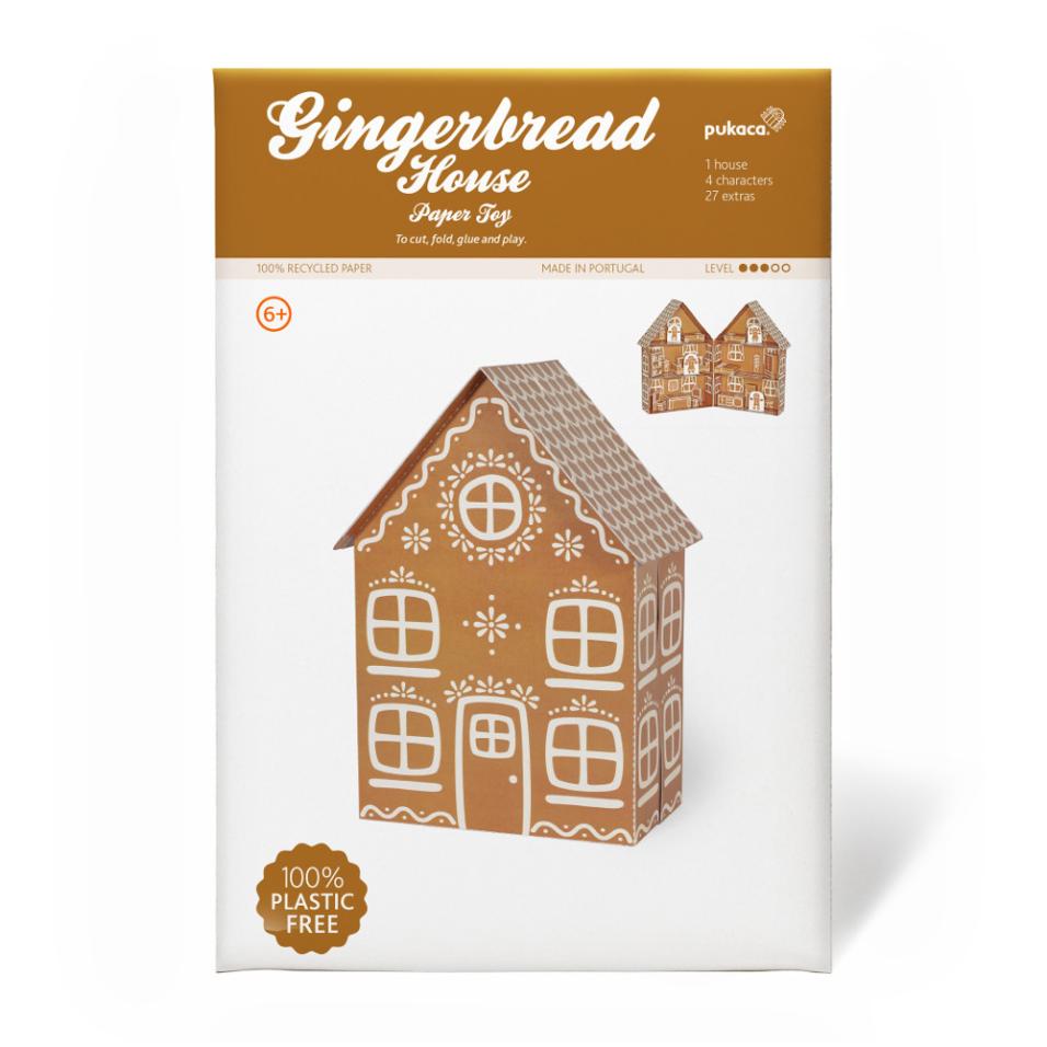 Gingerbread House Paper Toy