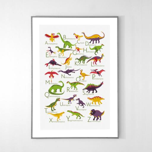 Alphabet Poster | Dinosaurs (PT)