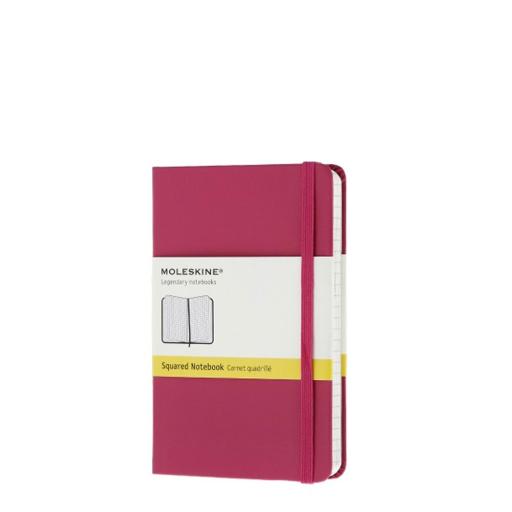 Bloco de Notas, Pocket (Quadriculado) Rosa