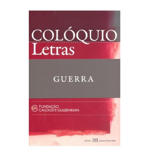 Colóquio Letras nº 191 | “Guerra”