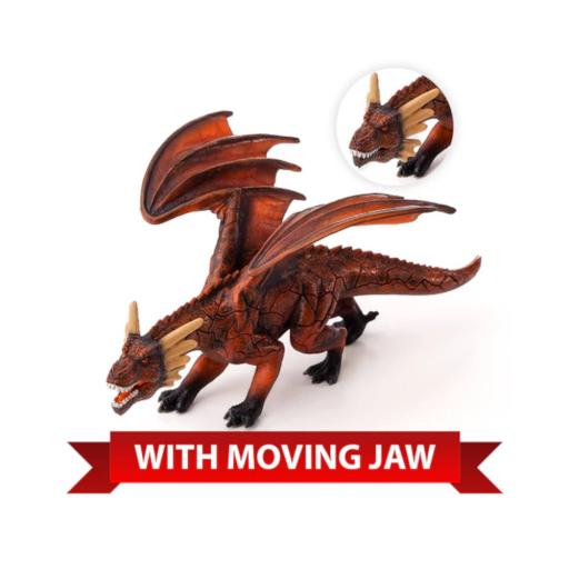 Dragão de Fogo com mandibula articulável