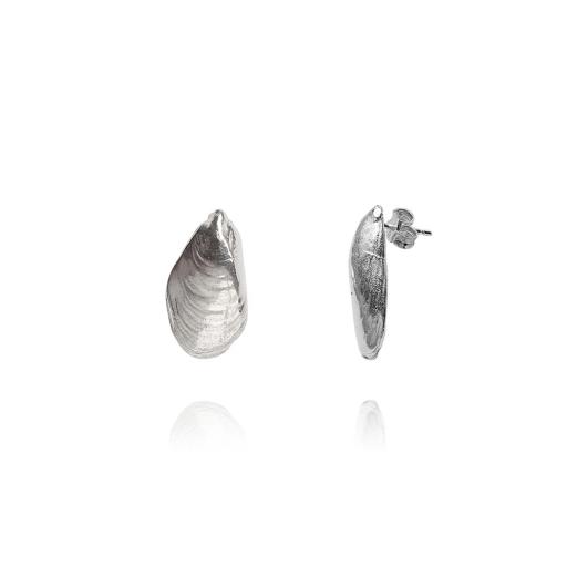 Olivia Silver Earring Mussel | MJ.OLI.057.ER31