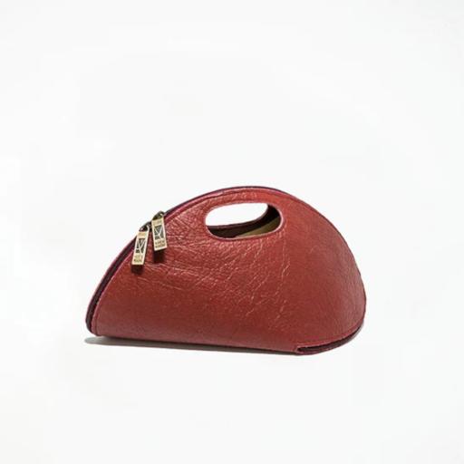 PINATEX SHELL Bordeaux Bag