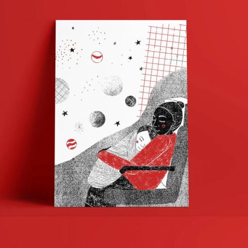 Poster A4 | Pela Liberdade: Respirações 3, Bárbara R.